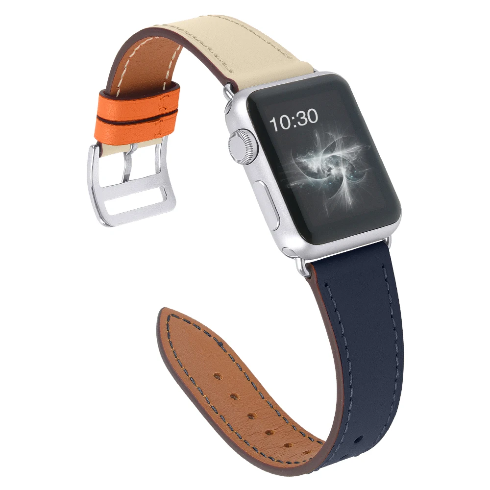 Joyozy кожаный браслет для наручных часов Iwatch apple watch 4/3/2/1 натуральная кожа ремешок для apple watch, ремешок 38 мм/42 мм/40 мм/44 мм