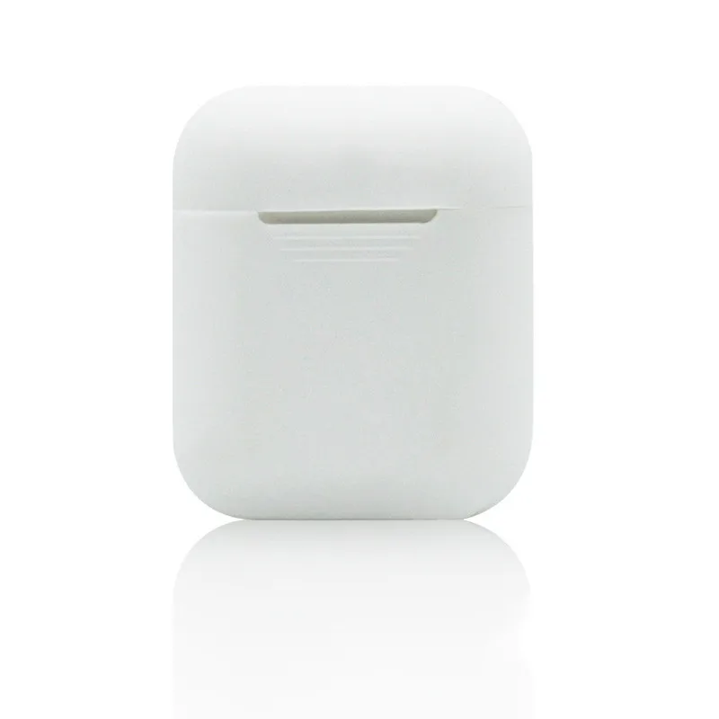Protector Case Soft Silicone for Airpods Transparent Ultra Thin Cover Shockproof Pouch Apple Air Pods Earphone | Электроника