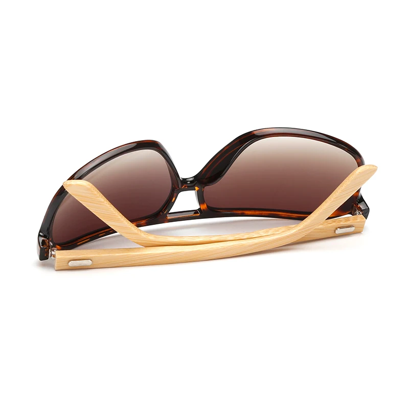 Бамбуковые солнцезащитные очки мужские деревянные Квадратные ретро De Sol Masculino