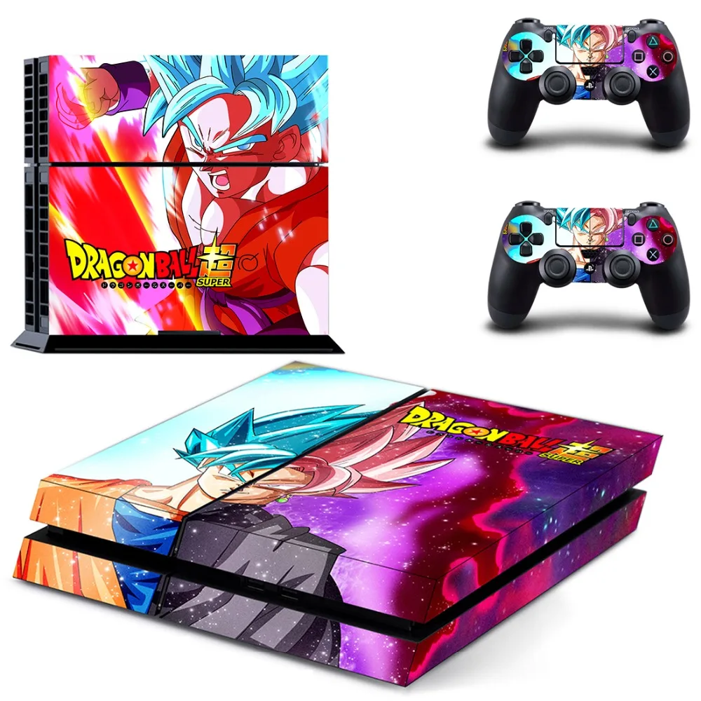 Наклейка на кожу Dragon Ball Son Goku PS4 Виниловая наклейка для консоли Sony Playstation 4 и 2