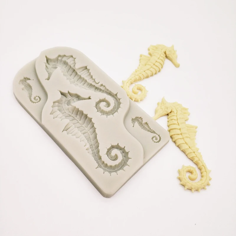 New hippocampus silicone mold Chocolate cake decoration accessories | Cake Tools