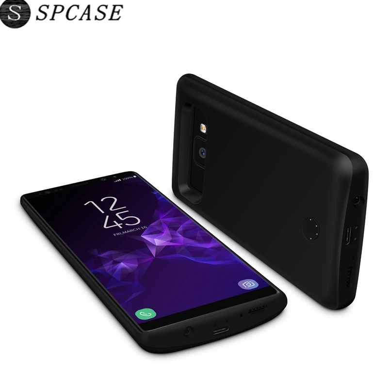 SPCASE 6000 мАч Портативный Батарея Зарядное устройство чехол для SAMSUNG Galaxy S9 плюс 5000