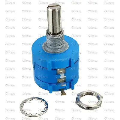 2PCS 3590S-2-502L Rotary Wirewound Precision Potentiometer Pot 10 Turn 5K Ohm | Электроника