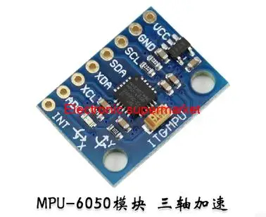 10 шт./лот GY 521 MPU 6050 MPU6050 модуль 3 оси датчики аналоговый гироскоп + акселерометра