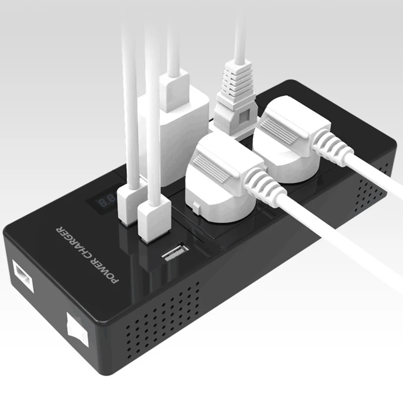 Автомобильное зарядное устройство с 3 USB портами 200 А 220 Вт 12 В/24 В переменного