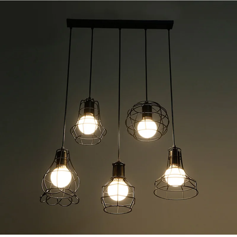 стальная античная черная кухонная подсветка столовая витрина Винтажные