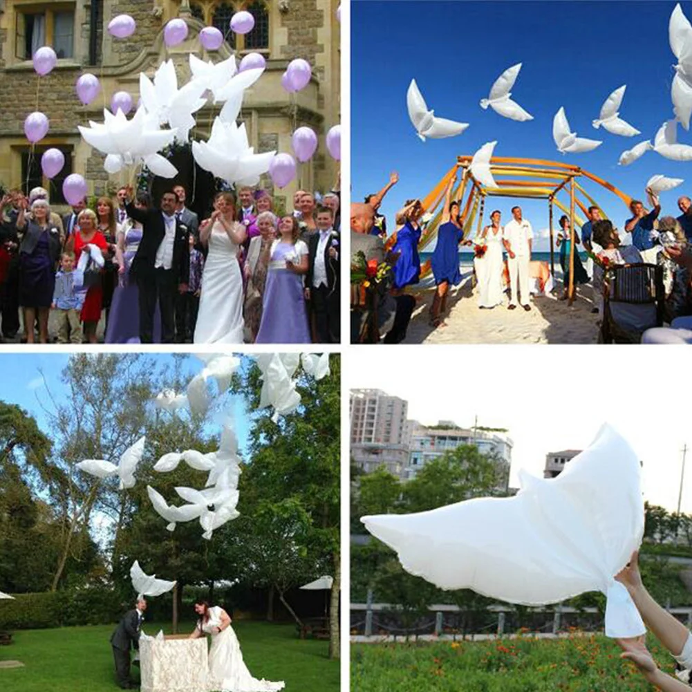 1 шт белый воздушные шары для свадьбы вечеринки Юбилей Мемориал праздничный