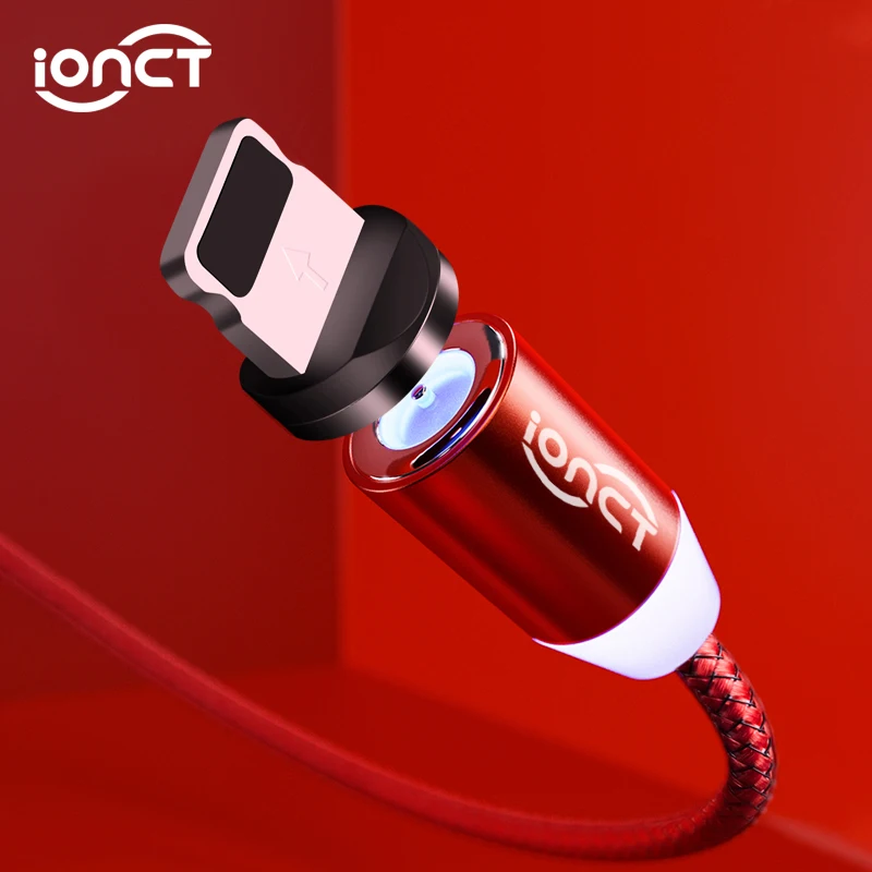 Магнитный зарядный кабель iONCT MA1 USB для iPhone 6 7 Android мобильного телефона Micro usb Type C