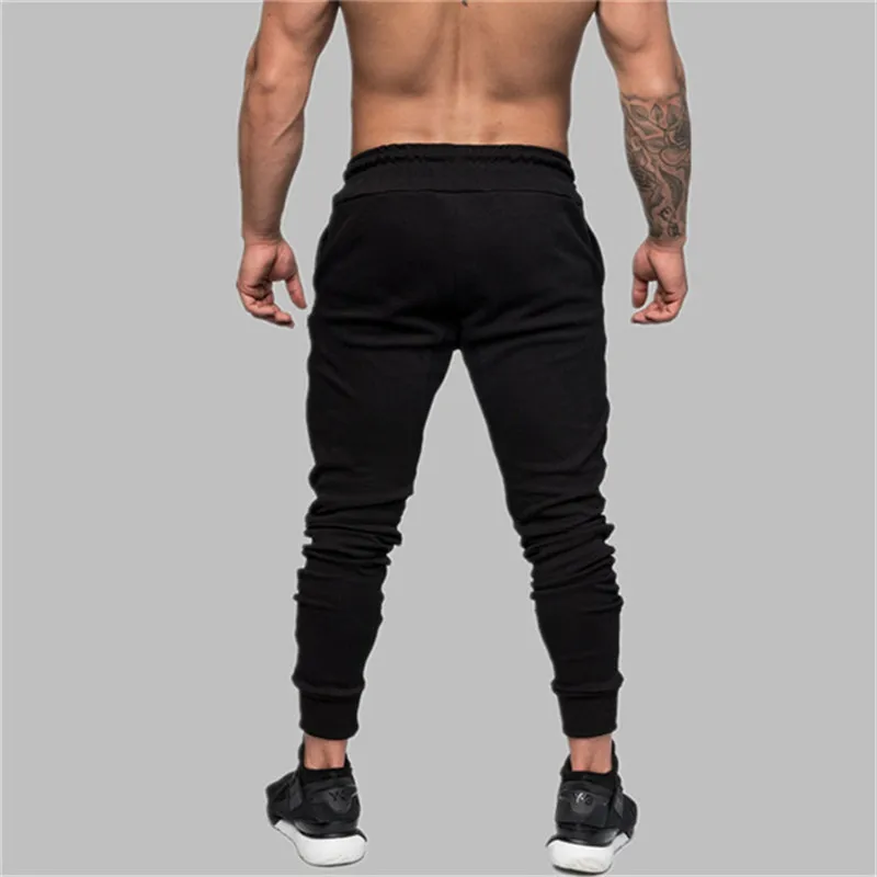 

GYMLOCKER 2019 Mens Jogger Sweatpants Man Pants Gyms Workout Fitness Cotton Trousers Male Casual Fashion Skinny Track Pants