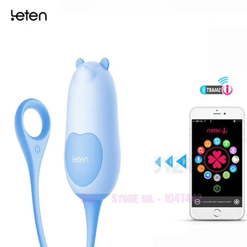 Leten APP беспроводной вибратор с пультом дистанционного управления Bluetooth кегелевые