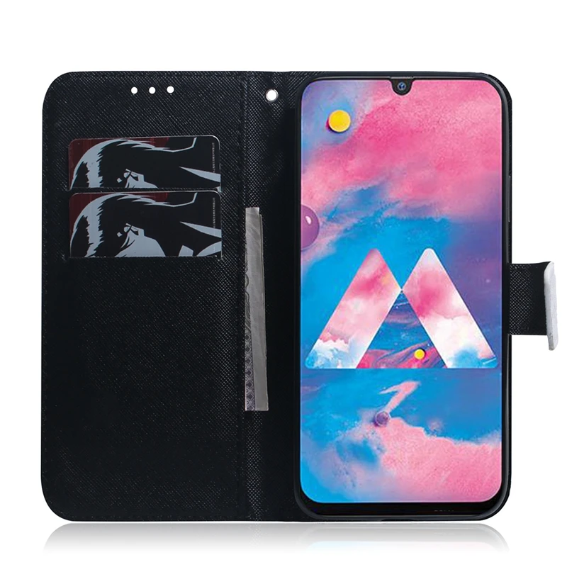 Чехлы для Samsung Galaxy M30 чехлы M20 бампер искусственная кожа чехол-книжка чехол M10