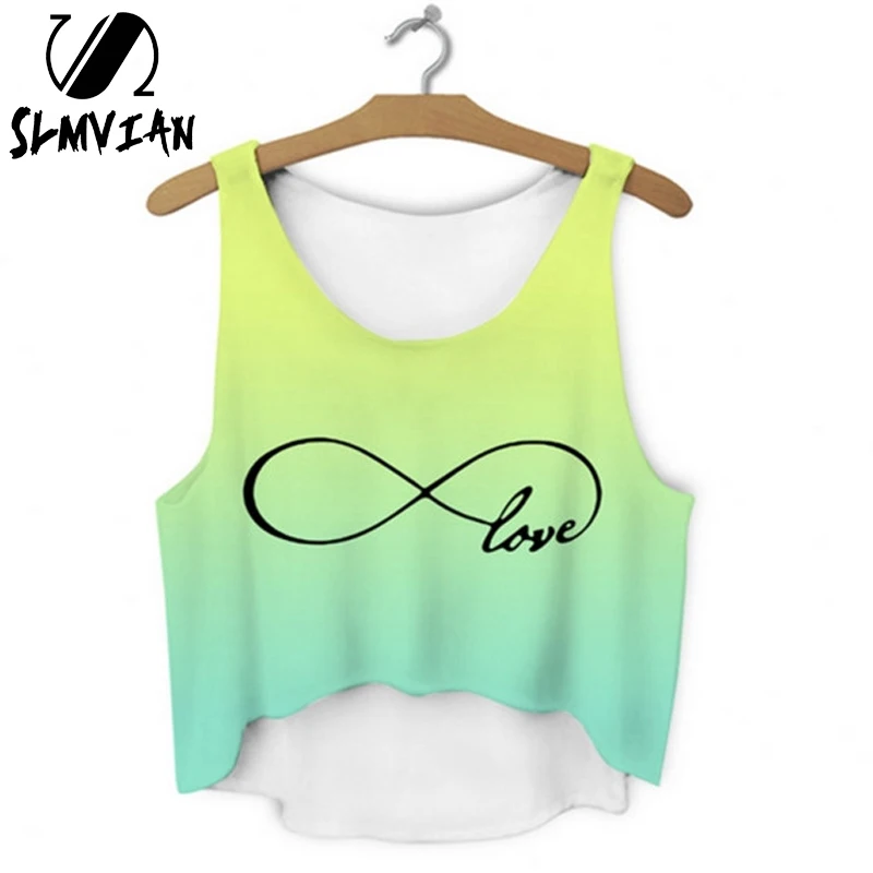 Женские футболки разных цветов летние короткие на бретелях с 3D принтом|short crop|women