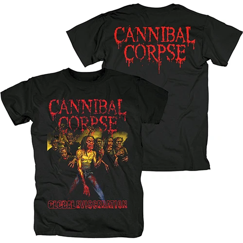 1 Bloodhoof,, новая черная хлопковая Футболка Cannibal Corpse death metal, экстремальный металл, панк, Азиатский размер - Цвет: 1