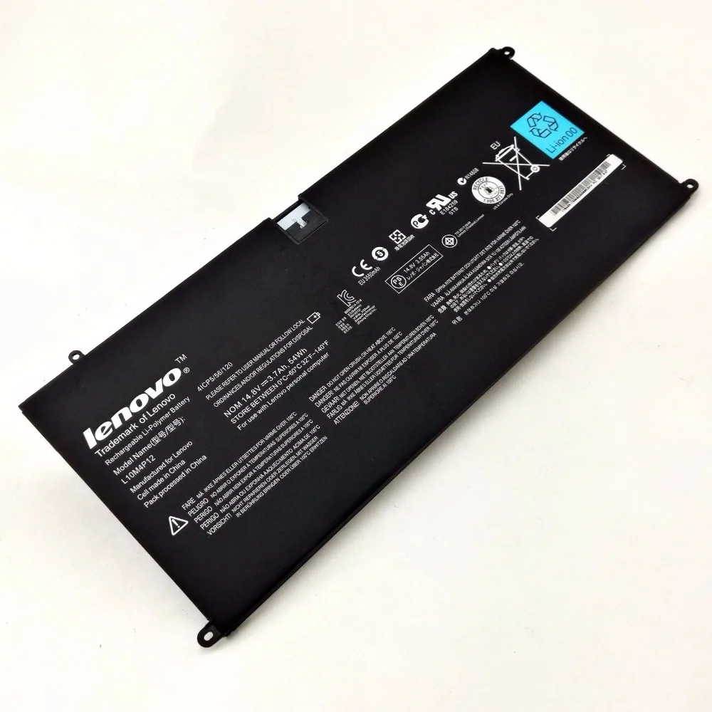 Новые оригинальные Батарея для LENOVO IdeaPad U300 U300s Йога 13 серии L10M4P12 14,8 В 54WH