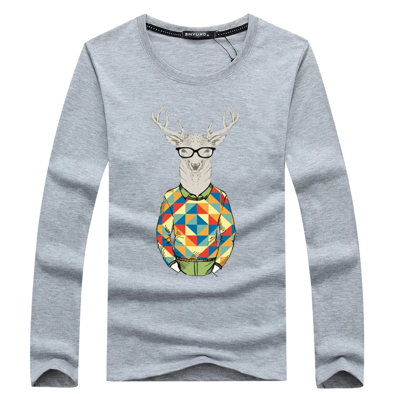 Мужская футболка с длинным рукавом однотонная Повседневная большого размера 5XL