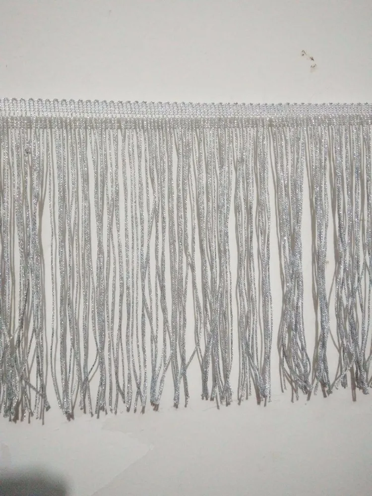Лента из полиэстера с бахромой 10 ярдов 20 см|clothes accessories|lace ribbonpolyester fringe |