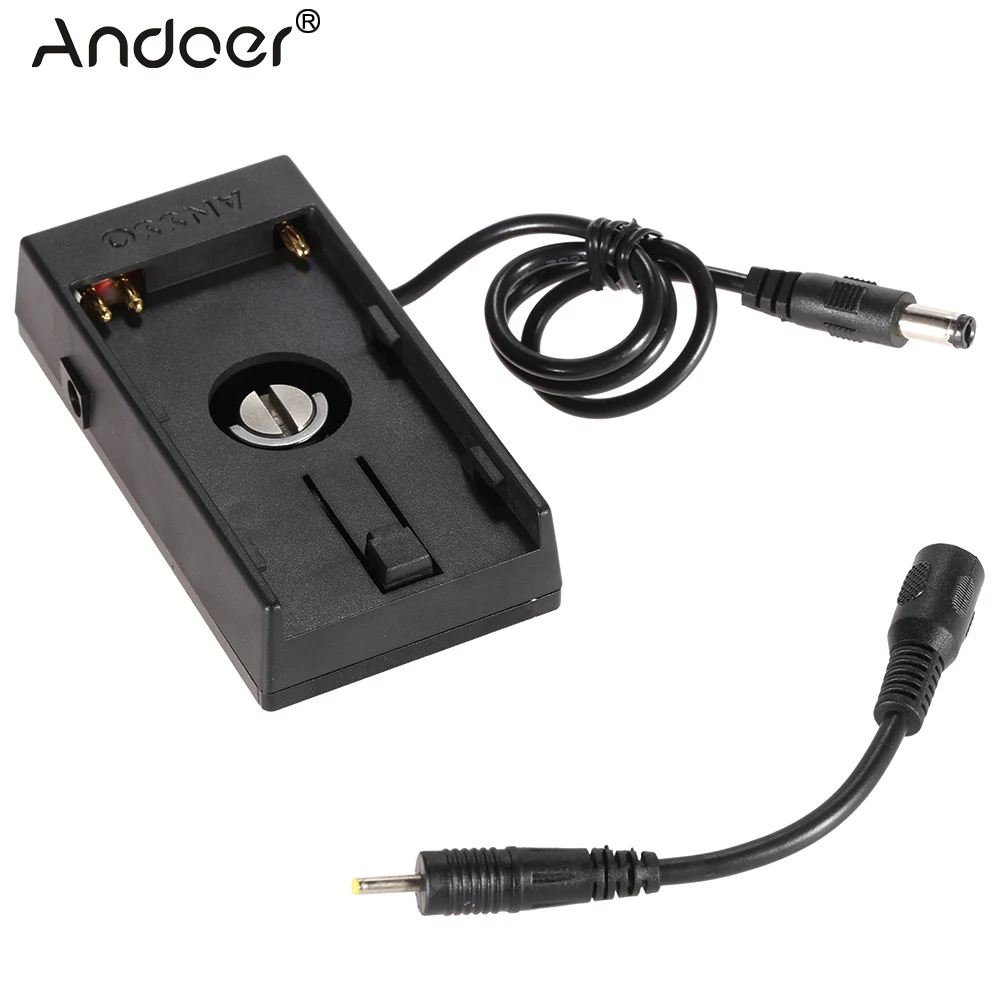 Andoer ABS и металлическая пластина питания для крепления аккумулятора камеры BlackMagic