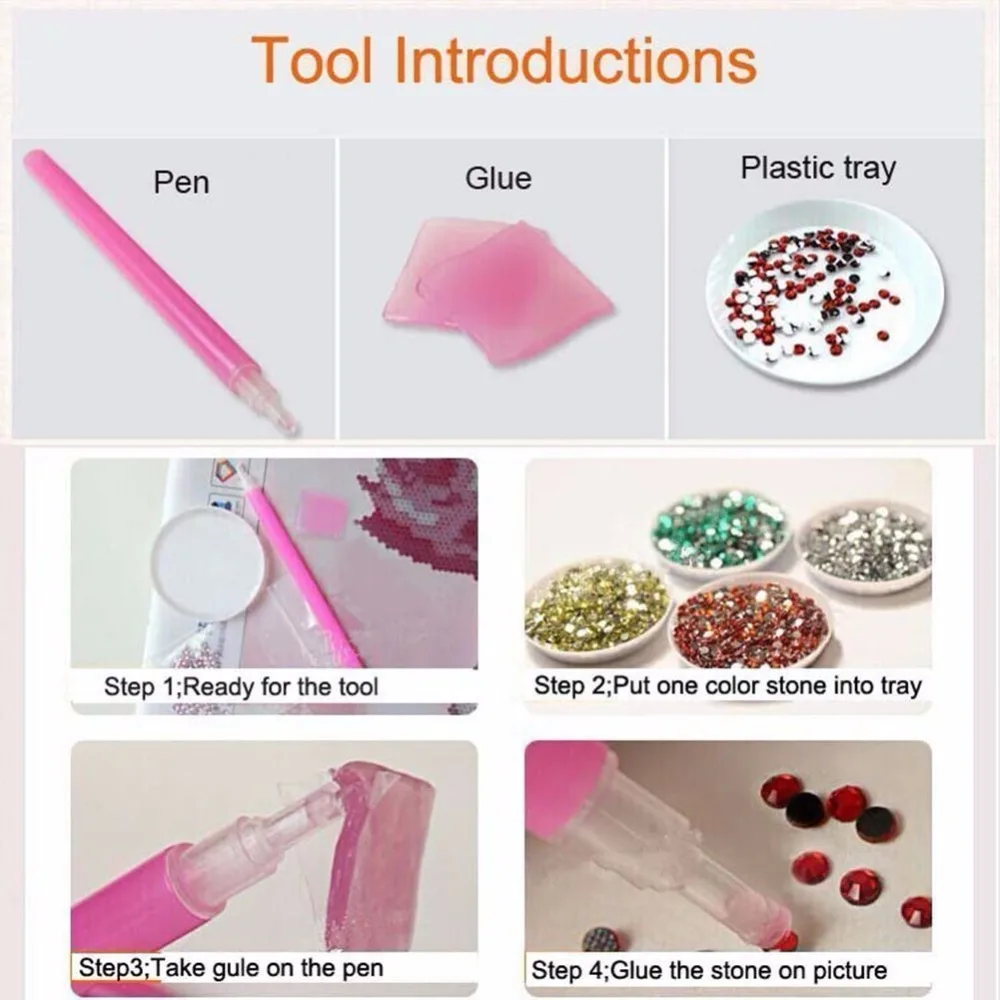 

CAMMITEVER DIY 5D Diamond Painting Animals Parrots Resin Circular Drill Embroidery Cross Stitch Mosaic Rhinestone Home Decor