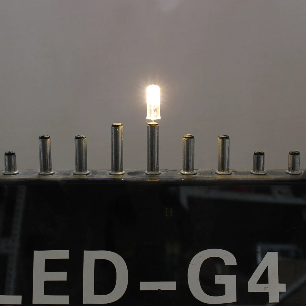 G4 светодиодный Лампа накаливания с регулируемой яркостью Неполярные