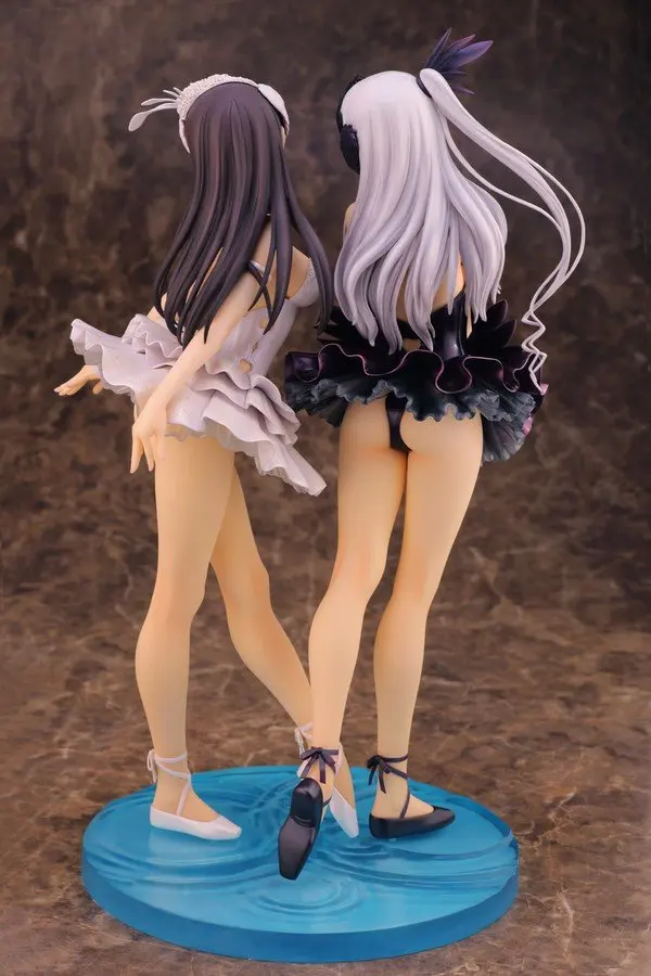 Free Shipping Sexy 10&quot T2 Art Girl Ballet Swan Lake White Odette &amp Black Odile Boxed 26cm PVC Action Figure Collection Model Toy |