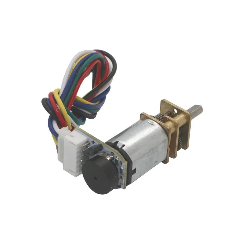 DC мотор двигатель 6V с редуктором скорости вращения Micro Gear металлическим