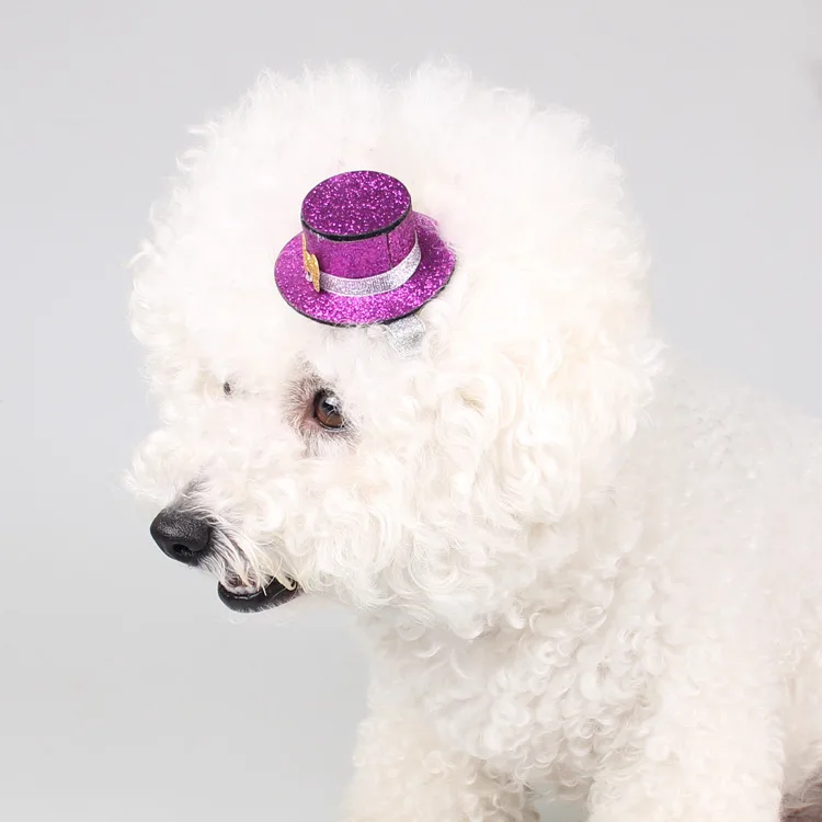 

Cat and dog hair hat manufacturer homemade jewelry supply Pet hair spot wholesale small hat 30pcs