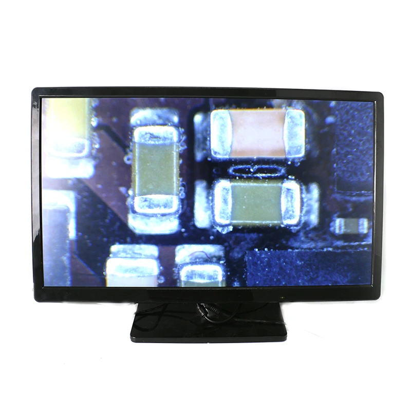 2.0MP VGA Цифровой C-mount видео микроскоп камера комплект+ 100X C-mount объектив+ подставка для Iphone PCB поддержка лабораторных промышленных инспекций