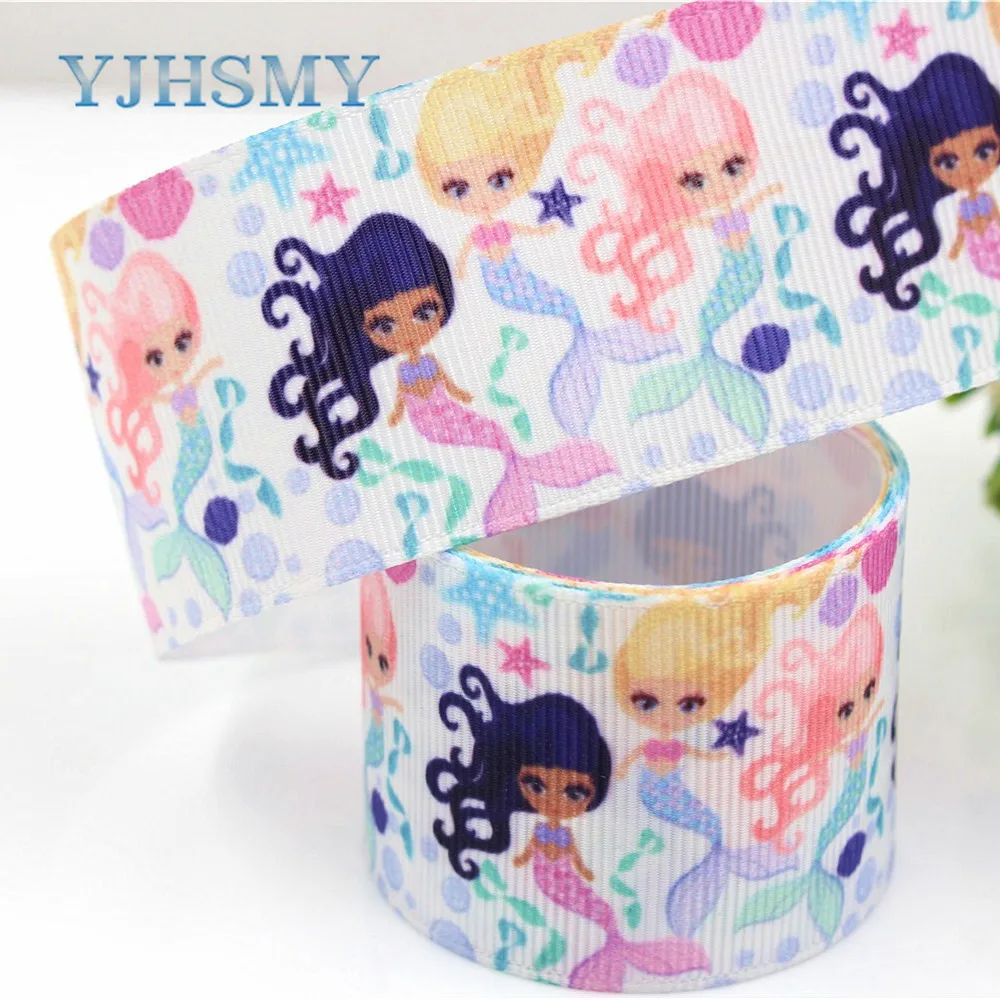 YJHSMY C 18409 534 38 мм 5 ярдов Мультяшные печатные корсажные ленты DIY ручная работа