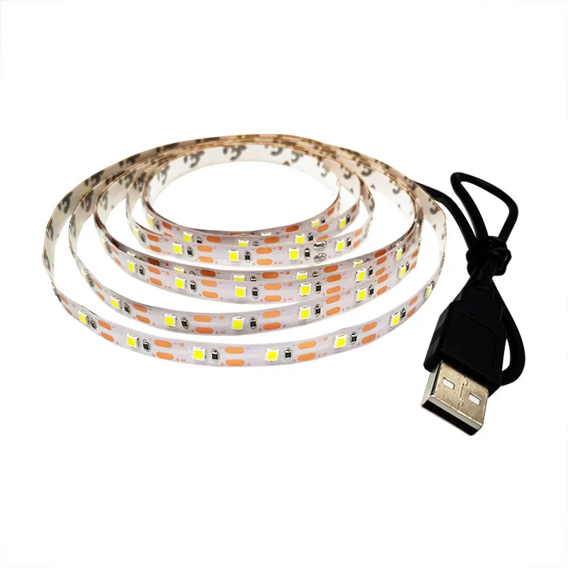 Светодиодный шнур SMD3528 60 светодиодный 5 В 0 м гибкий для подсветки ПК/телевизора с