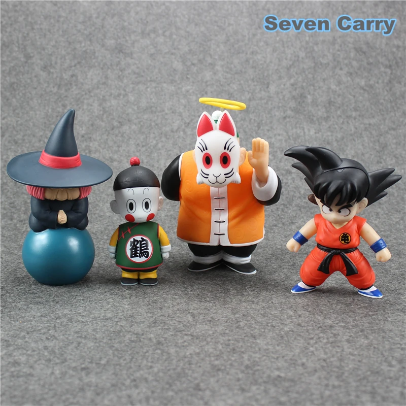 4 шт./компл. с рисунком Аниме Драконий жемчуг Z солнце Гоку Мастер Роши Гохан