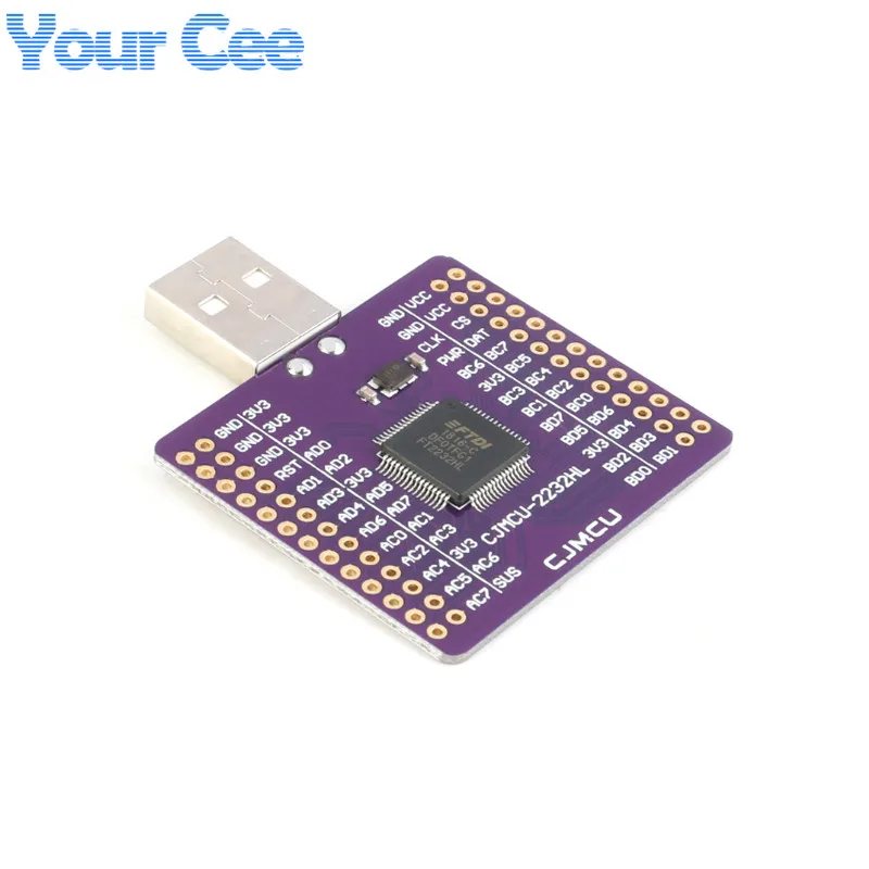 FT2232HL USB TURN UART FIFO SPI I2C JTAG RS232 Module CJMCU 2232HL to двухканальный модуль|Интегральные схемы| |