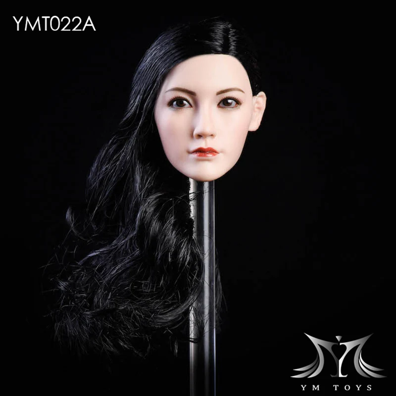 Масштаб 1:6 женская голова азиатская Красота Девушка YMTOYS YMT22 1/6 кукла резьба Вэй