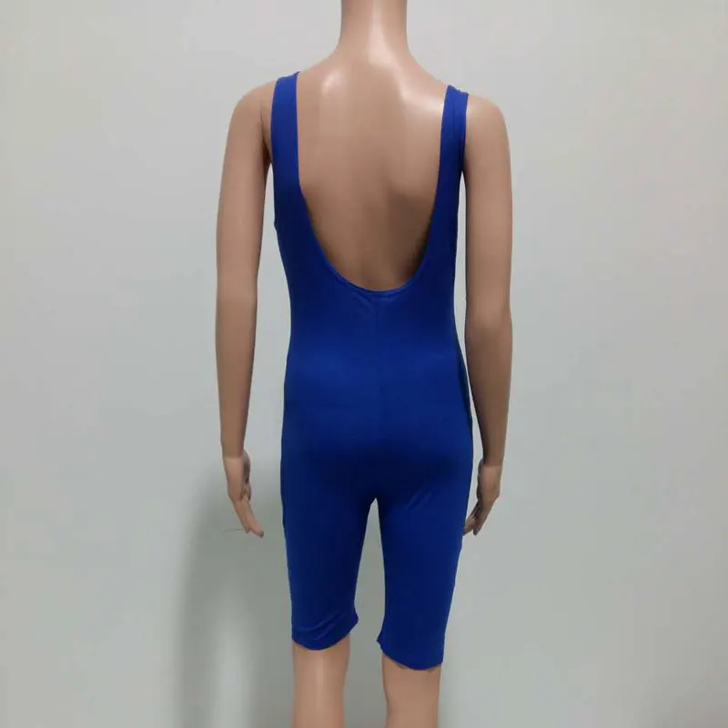 Женский Облегающий комбинезон без рукавов модель 2019 года|women playsuit|bodycon jumpsuitrompers