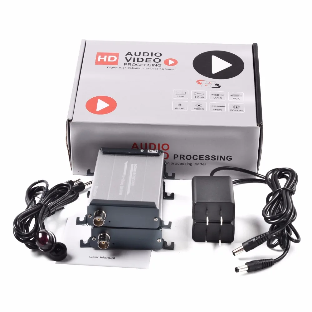 MiraBox HDMI коаксиальный удлинитель через кабель BNC Поддержка 200-300 m 1080 p без задержки