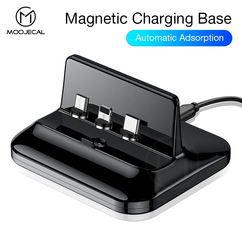 Магнитный держатель для мобильного телефона MOOJECAL настольный с магнитной линией