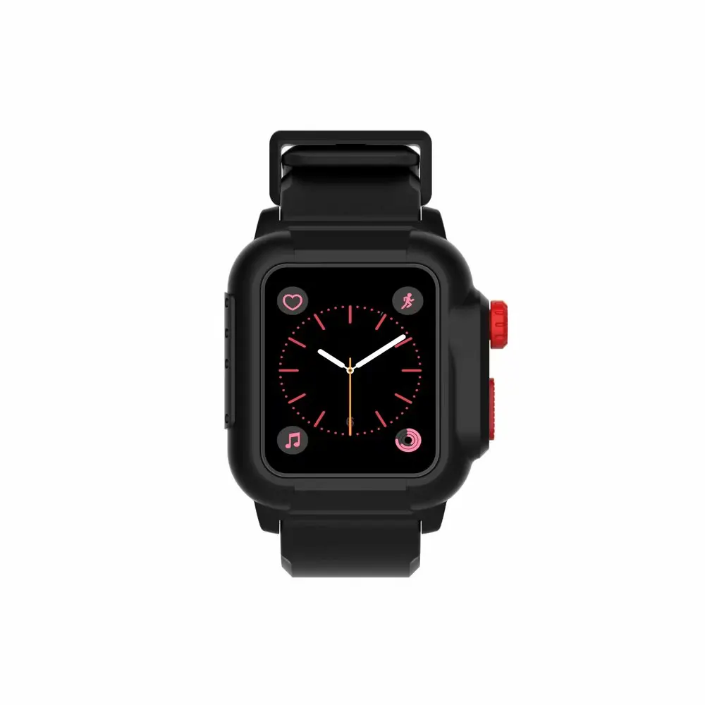 Водонепроницаемый корпус ремешки для часов Apple Watch Series 2/3 42 мм Плавание Серфинг силиконовые водонепроницаемые часы ремешок