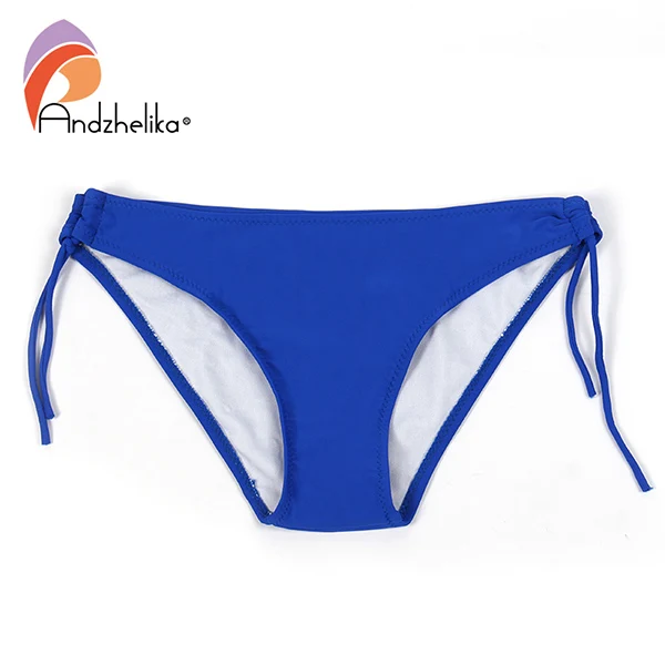 Light Blue Andzhelika, новинка, плавки, сексуальные, на бретельках, бикини, короткие, нижняя часть, купальники, одноцветные, бразильские, бикини, нижняя часть, плавки, Пляжное нижнее белье - Цвет: Light Blue