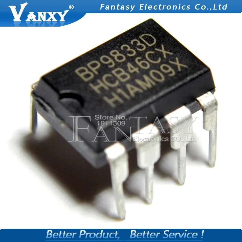 10 шт. BP9833D DIP-8 9833D DIP BP9833 DIP8 неизолированный понижающий с драйвером постоянного тока для светодиода чип