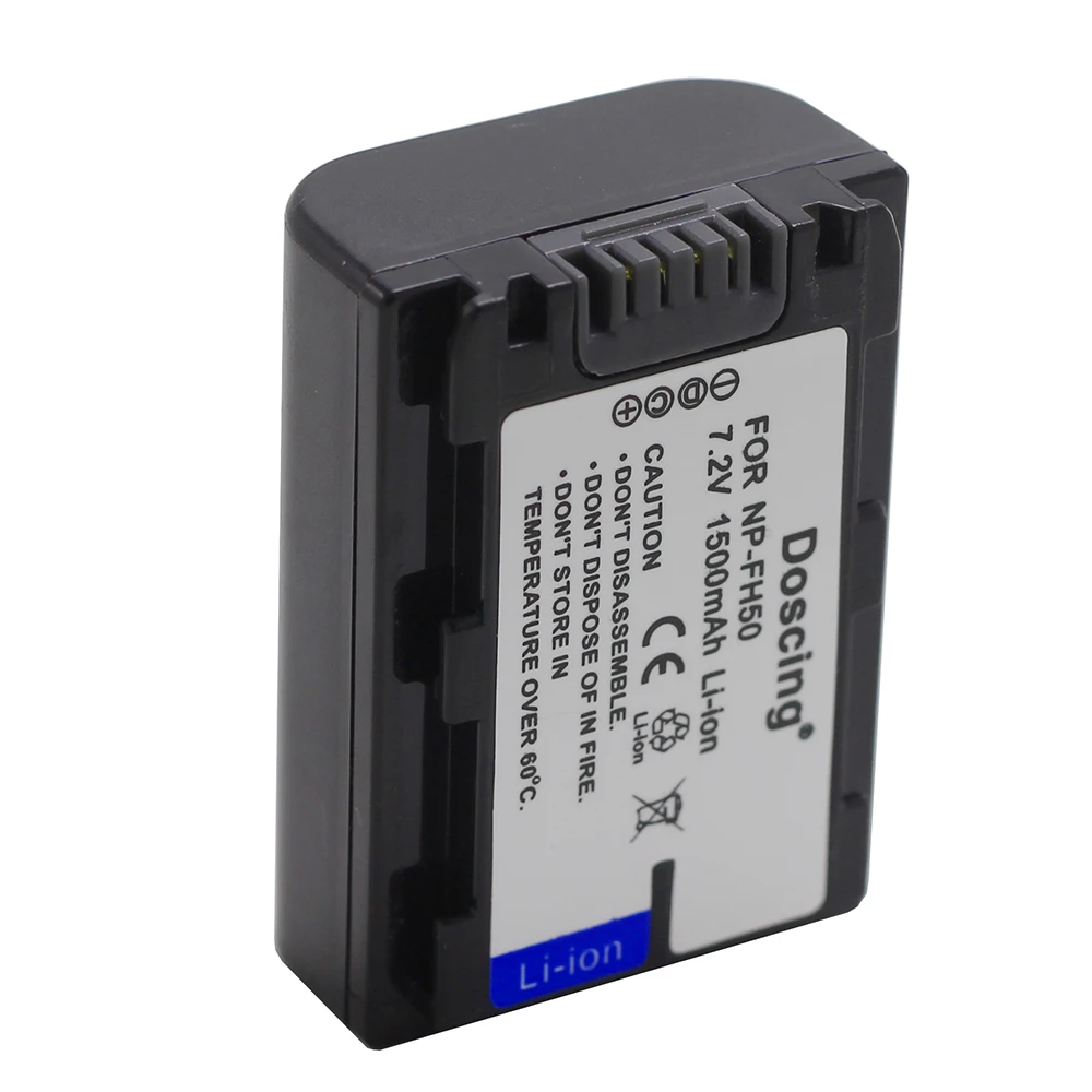 Аккумулятор для камеры Doscing NPFH50 литий ионный аккумулятор NP FH50 Sony A230 A330 A290 A380 A390 TG3