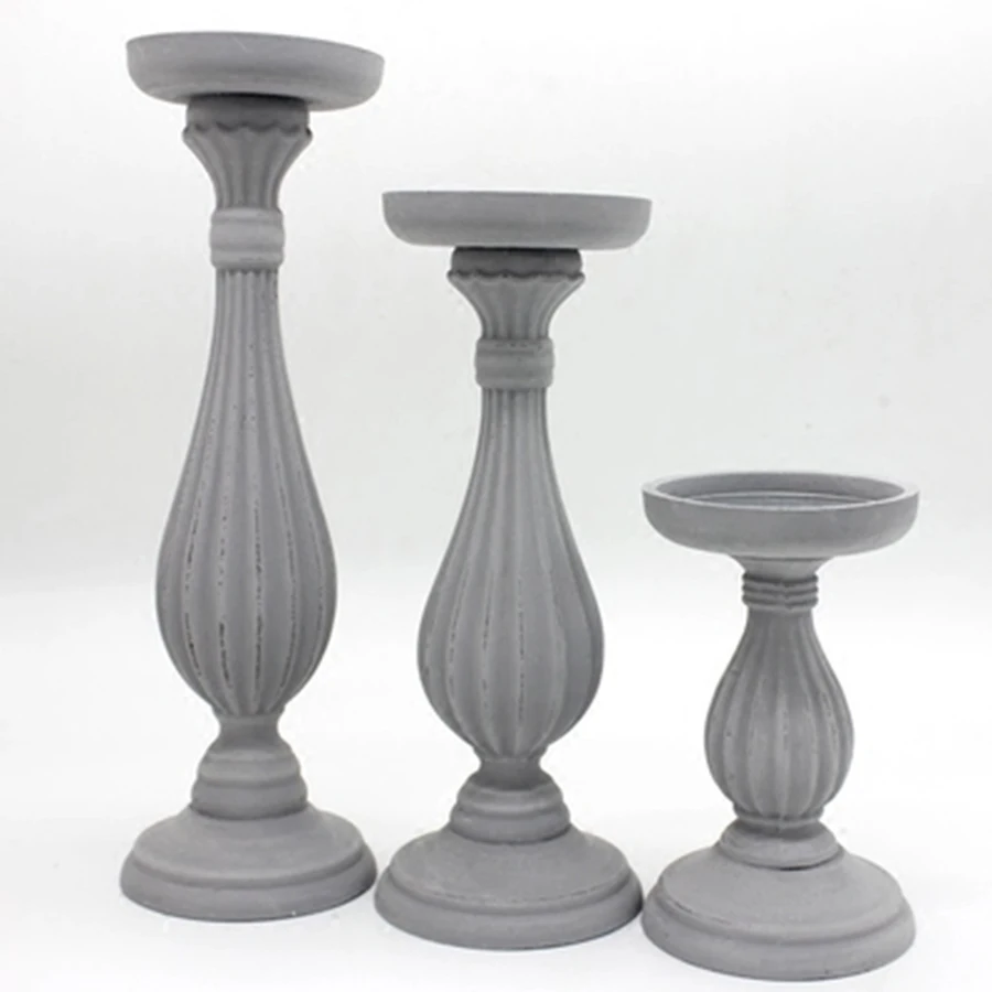 Подсвечник в рустикальном стиле подсвечник держатель для свечи аксессуары