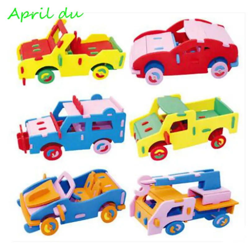 Набор для творчества April Du Kids EVA 3D пазл модель автомобиля детская ручная работа