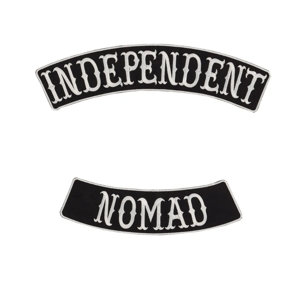 MotoPATCHES NOMAD вышитое Железо на патч для одежды куртка аппликация аксессуар DIY|embroidered
