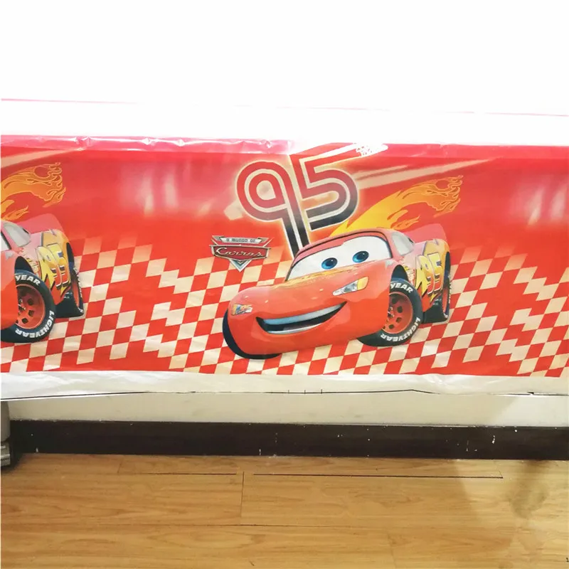 Lightning McQueen Автомобильная тематическая конструкция 83 шт/партия одноразовые наборы посуды девушки день рождения украшения для семьи вечерние поставки