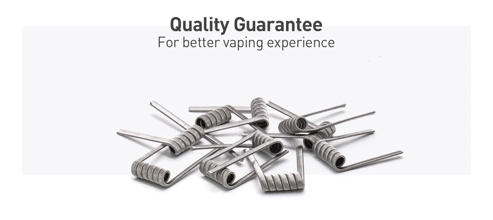 Volcanee 10 шт. Ni80 катушка SS316L Clapton катушка инопланетянин нагревательный провод для электронной сигареты жидкий хлопок RDA RTA Танк Vape катушка