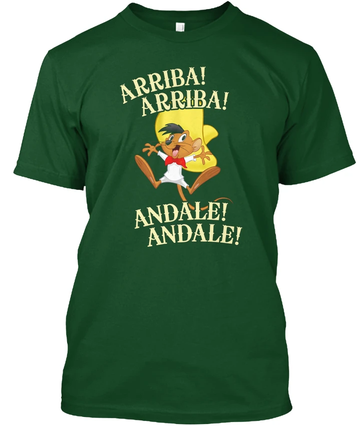 Speedy Gonzales Arriba! Andale! Популярная футболка без тегов|Мужские футболки| |