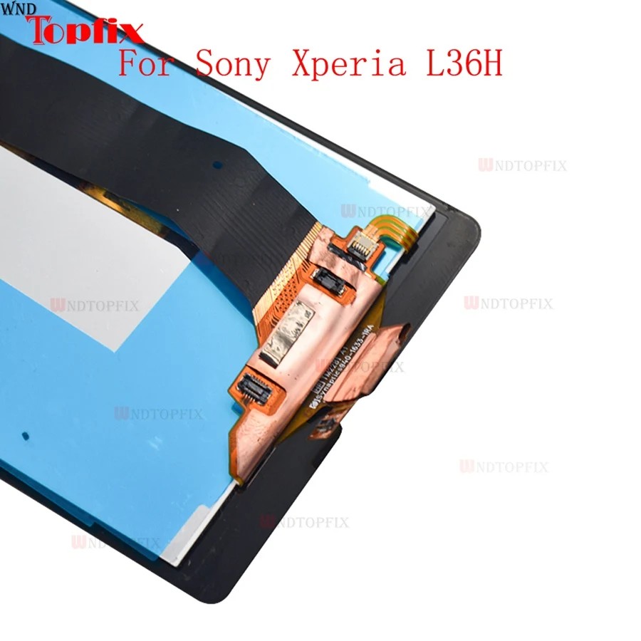 

100% Tested Warranty 1920x1080 For 5.0" SONY Xperia Z LCD L36H Diaplay Touch Screen Digitizer Assembly For SONY L36H LCD C6601