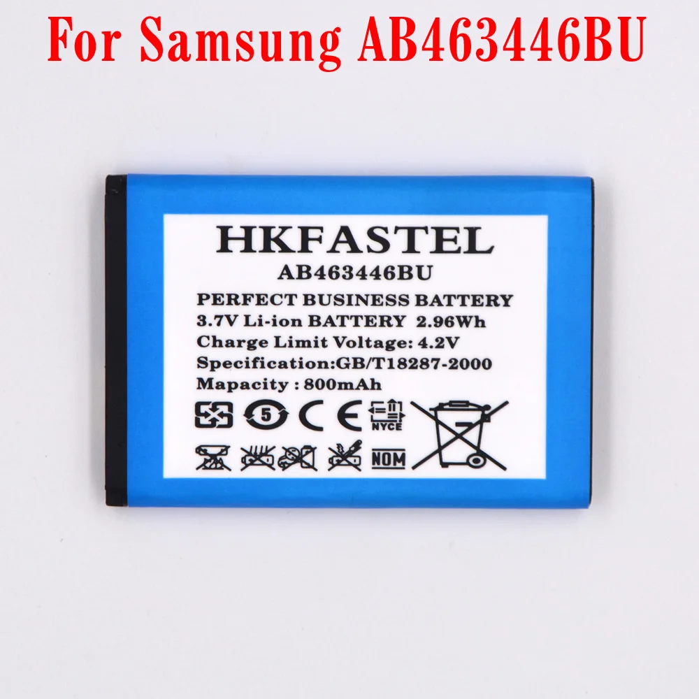 Новый AB463446BU литий ионный аккумулятор для мобильного телефона samsung S5150 Diva папка/La