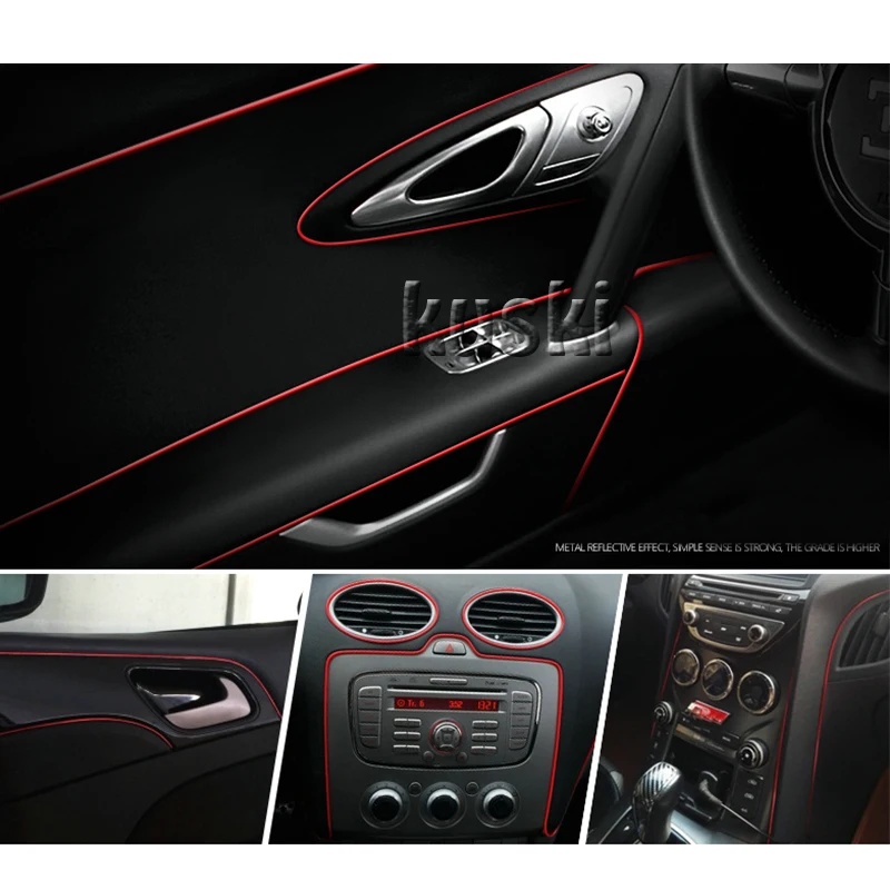 Автомобильный Стайлинг Декоративная полоса из ПВХ наклейка для Renault Duster Laguna Megane 2