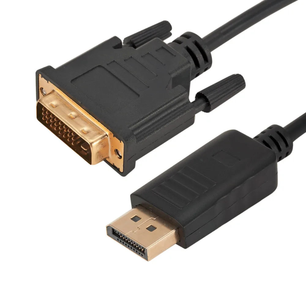 1 8 м DP в DVI конвертер шнур порт дисплея от штекера до 1pin монитор для мужчин адаптер