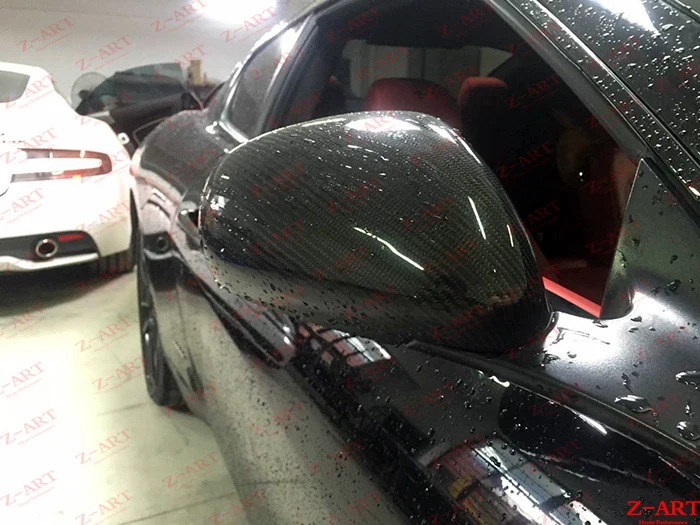 Z-ART крышка зеркала из углеродного волокна для Maserati GT GC крышка зеркала из углеродного волокна отделка для Maserati Gran Turismo 2008